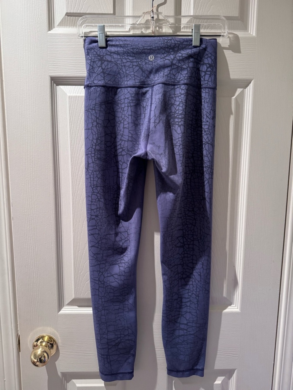 lululemon athletica Purple Crackle Print Leggings - Picture 5 of 7
